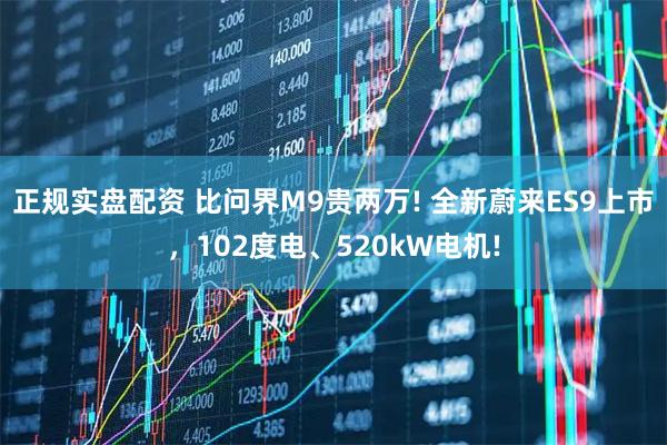 正规实盘配资 比问界M9贵两万! 全新蔚来ES9上市，102度电、520kW电机!